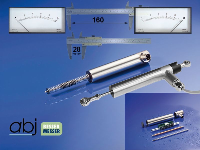 Mit der programmierbaren Version des induktiven Wegaufnehmers SM43 kann der Anwender den Messbereich programmieren. (A.B. Jödden GmbH)