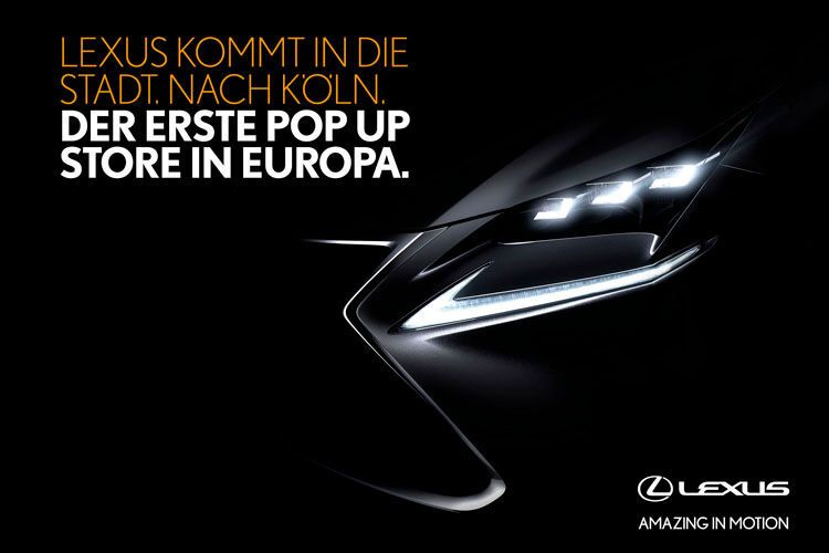 Der Kölner Showroom ist Herstellerangaben zufolge Europas ersten Pop-up-Store der Toyota-Premiummarke. (Foto: Lexus)