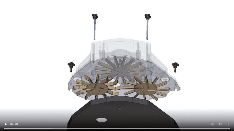 Die Animation in einer größeren Darstellung (Bild: Fette Compacting)