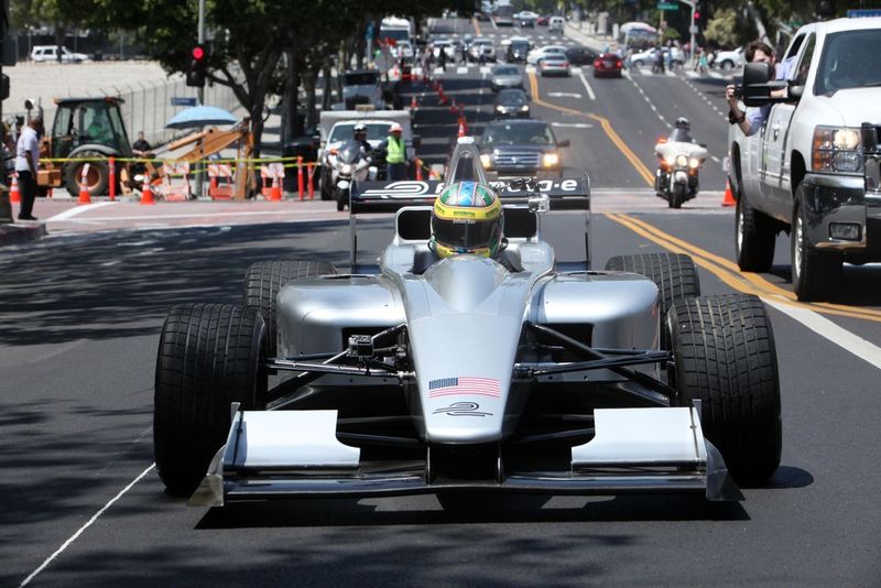 Die vollelektrischen Rennboliden machen auch L.A. unsicher. (Formula E)