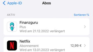 Kostenpflichtige Apple-Abonnements im Griff behalten und Abos rechtzeitig kündigen. (Bild: Joos)