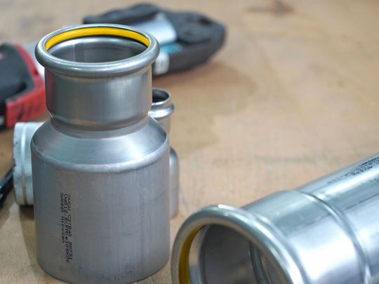 Nirosan Gas kann für Wasserstoff und Erdgas-Wasserstoff-Gemische eingesetzt werden.(Bild:  SANHA GmbH & Co. KG, Essen)