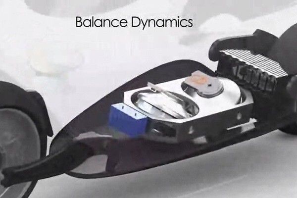 Diese beiden Gyros sorgen dafür, dass der C-1 nicht umfallen kann (Bild: Lit Motors)