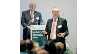 „Organische Halbleiter ermöglichen eine neue Klasse von elektronischen Bauelementen, die flexibel, leichtgewichtig, preiswert und umweltverträglich sind“, Prof. Dr. Karl Leo, IAPP an der TU Dresden. (Oliver Killig / Hector Fellow Academy)