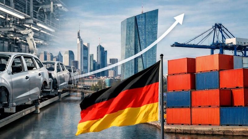 Sicherer Hafen: Deutschland profitierte 2025 wegen der sprunghaften Zollpolitik des US-Präsidenten von steigenden Investitionen ausländischer Firmen.(Bild:  Dall-E / KI-generiert)
