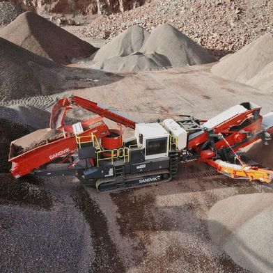 Raupenmobile Kegelbrecheranlage QH332 von Sandvik (Bild: Sandvik)