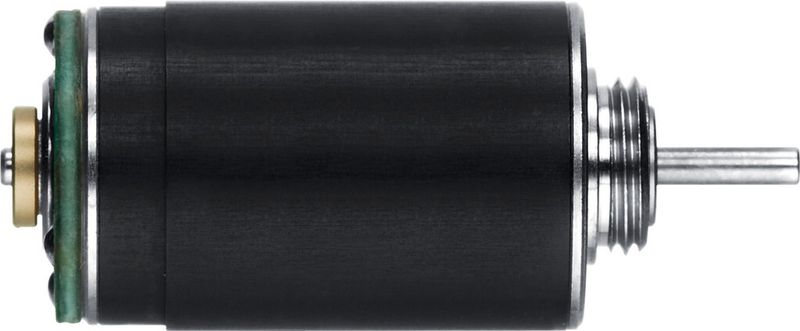Bild 4: Die Schrittmotoren bauen ausgesprochen kompakt: Bei einem Durchmesser von 10 mm sind sie lediglich 15,8 mm lang. (Bild: Faulhaber)