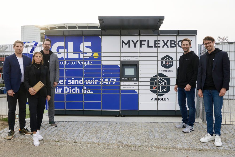 Erste GLS-Paketstation in Deutschland eröffnet
