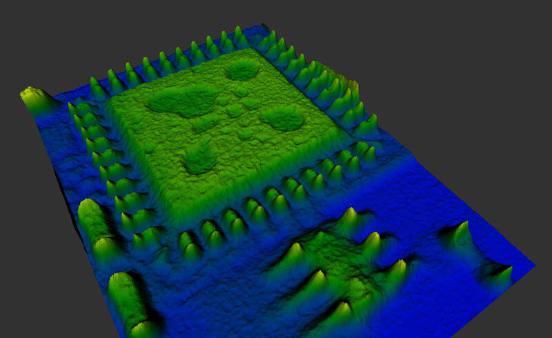 3-D-Visualisierung: Hier wurde mit Hilife des Softwaremoduls topoView das Röntgenbild visualisiert. (Göpel)