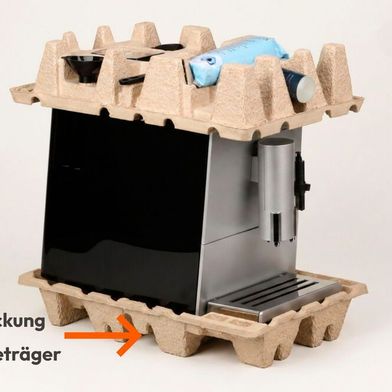 Ob sich die Kombination aus Verpackung und Montageträger wirtschaftlich rechnet, entscheidet nicht der Stückpreis des Trägers. (Bild: Buhl-Paperform)