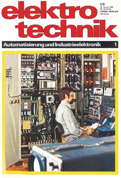Da Titelbild aus dem Jahr 1980. (elektrotechnik)