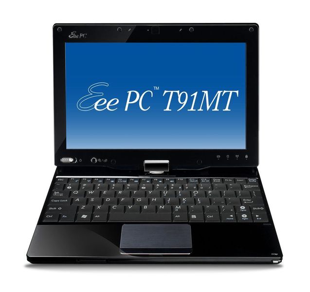Der Eee PC T91MT ist in weiß oder schwarz erhältlich. (Archiv: Vogel Business Media)