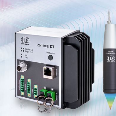 Mit den Hochtemperatur-Sensoren IFS2407-HT/VAC sowie den kompakten 2-Kanal-Controllern IFC2412 und IFC2417 erweitert Micro-Epsilon sein konfokal-chromatisches Produktportfolio.  (Bild: MICRO-EPSILON MESSTECHNIK)