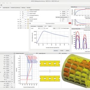 Für die Berechnung von Lagertechnik außerhalb  des Standards kommt  bei Findling Wälzlager die umfassende Software Mesys zum Einsatz.