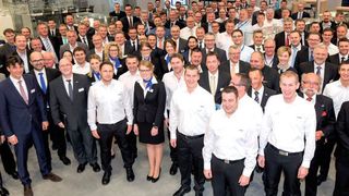 Das Grob-Team begrüßte auf seiner Hausmesse rund 1200 Besucher. (Grob-Werke)