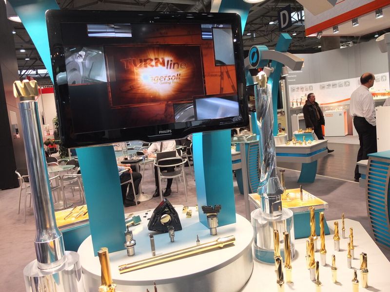 Erstmals mit einem eigenem Stand auf der Intec vertreten war die Ingersoll Werkzeuge GmbH. Dies sei definitiv die richtige Entscheidung gewesen, erklärte das Unternehmen, denn die Erwartungen wurden übertroffen. (Bild: Schreier)