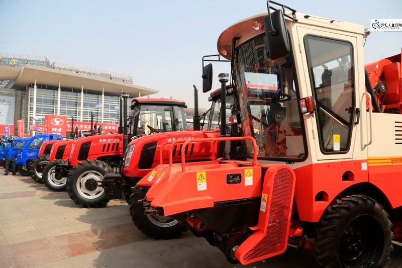 Agricultural machine in the exhibition (agricultural machinery exhibition)