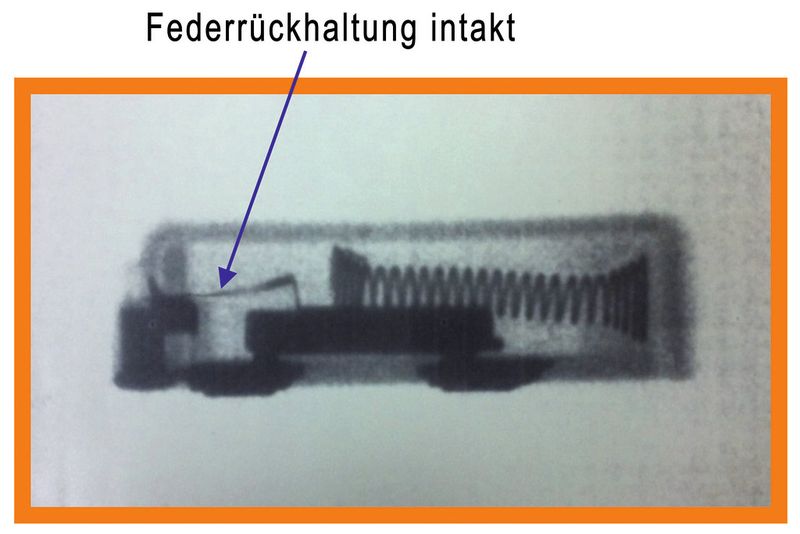 Bild 4: Mit intakter Federrückhaltung löst der HCRTP-Baustein selbst bei 260 °C nicht aus. (Bild: TE Connectivity)