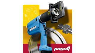 Mit 7 kg ist das Gerät federleicht, akkubetrieben, leistungsfähig und für alle gängigen Schneidringverschraubungen auch bei geringem Platzbedarf einsetzbar.  (Bild: Schwer Fittings)