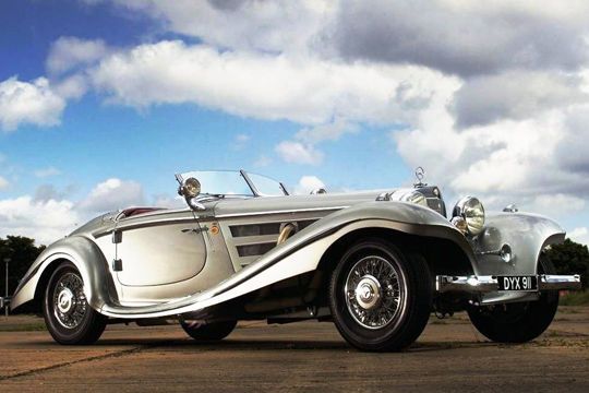... auf dem dritten Platz landet der Mercedes-Benz 540K Spezial Roadster, der seinem Vorbesitzer 7,5 Millionen Euro einbrachte. (Gooding & Company)