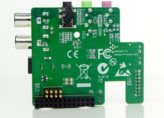 Wolfson Audio Card für Raspberry Pi: (Bild: Wolfson / Farnell)