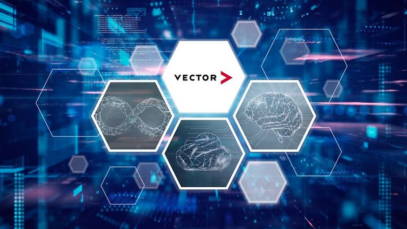 Vector investiert in Schlüsseltechnologien wie codezentrierte Softwareentwicklung, Cloud-Technologien und KI.(Bild:  Vector Informatik)