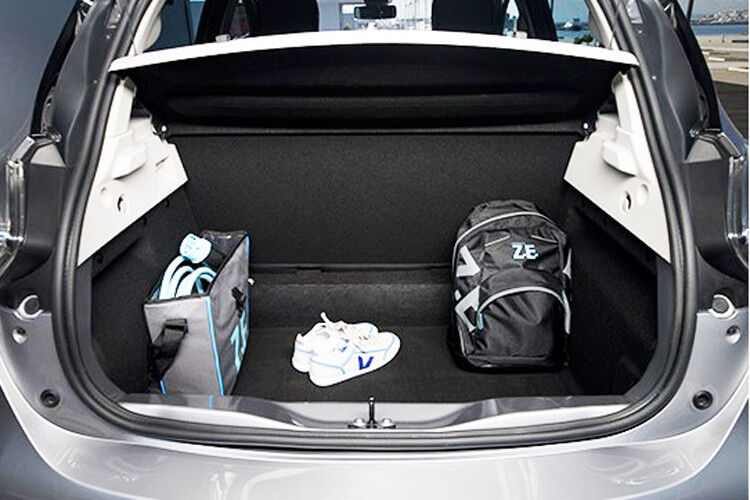 Der Kofferraum des Zoe hat ein durchaus beachtliches Ladevolumen von 338 bzw. 1.225 Liter. (Foto: Renault)