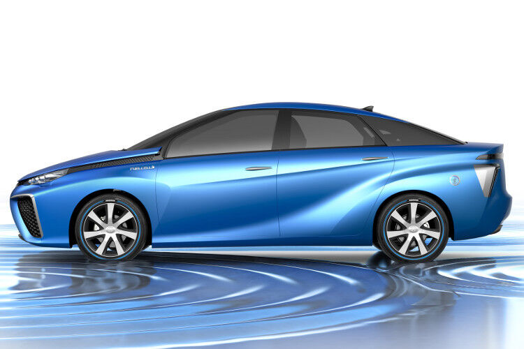 Toyota will 2015 mit einem Brennstoffzellenauto auf den Markt kommen. (Foto: Toyota)