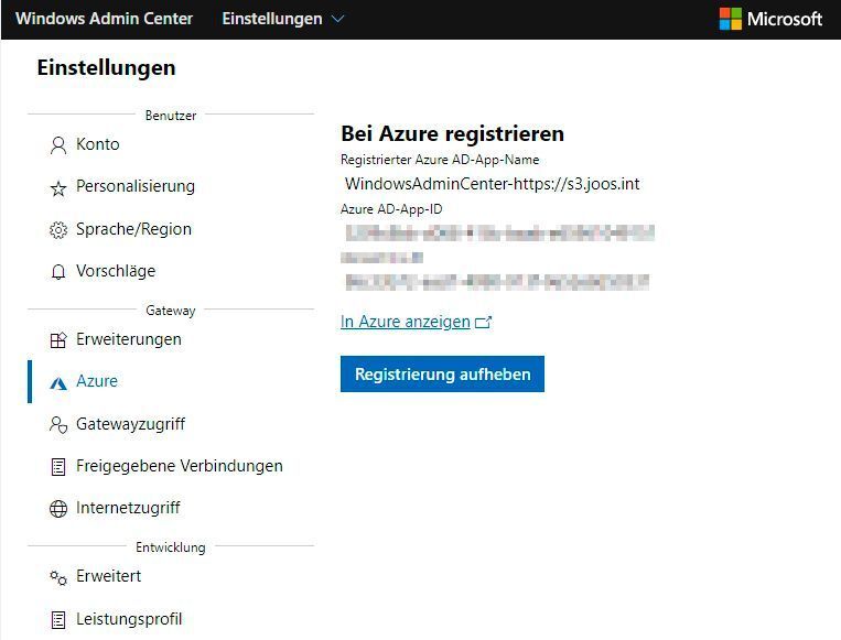Das Windows Admin Center muss im Azure-Portal registriert werden. Dabei hilft ein Assistent, der in wenigen Schritten abgeschlossen ist. (Joos/Microsoft)