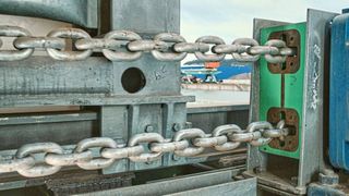 Der Taschenradblock mit dem 2-in1-Antriebssystem Tecdos-Pi-Gamma ermöglicht horizontale und vertikale Anwendungen mit einer Kettenumlenkung von 90° bis 180°. (Bild: RUD)