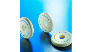 Mit den neu entwickelten Friktionsscheiben von Ceramtec lässt sich die Qualität von Polyamidfasern auf ein deutlich höheres Niveau heben, wie es heißt. (Bild: Ceramtec)