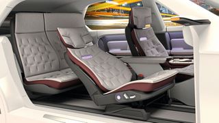 Sitze speziell für E-Autos, gezielt gesteuerte Vibrationen, integrierte Lichteffekte... der Innenraum soll nach Ansicht mancher Zulieferer mit allen Sinnen wahrnehmbar sein. (Bild: Forvia Faurecia)