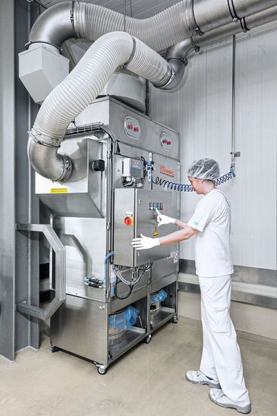 Das modulare Konzept macht es möglich: Viele Anlagen von Ruwac lassen sich wahlweise mit Patronen- und Taschenfiltern ausrüsten. (Bild: Ruwac)