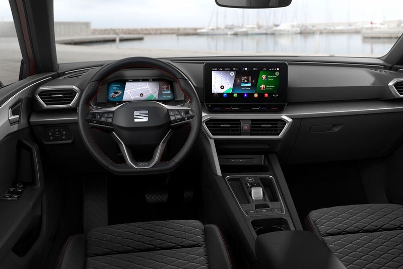 Insgesamt hat der Fahrer einen guten Überblick über die Informationen. (Seat)