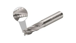 Incorporating a polished Kordel profile that can be used universally, the MC268 Advance is designed for long-chipping wrought aluminium alloys. (Source: Walter)