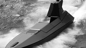 Mit dem unbemannten Drohnenboot Kraken K3 Scout will Rheinmetall auch zur See einen Verkaufserfolg erringen. Möglich macht das die Werft Blohm+Voss in Hamburg, die seit Kurzem zum Düsseldorfer Rüstungsriesen gehört ... (Bild: Blohm+Voss)