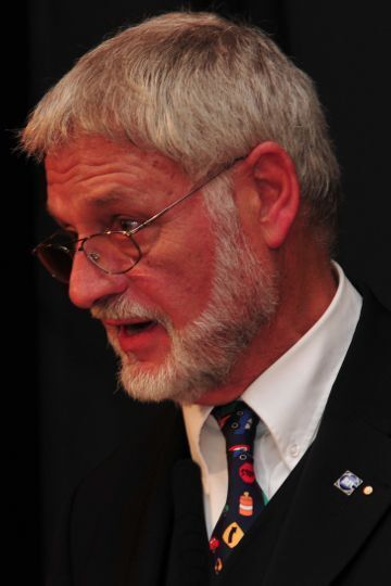 Siegfried Russ vertrat den Vorstand der BFC. (Büttner)