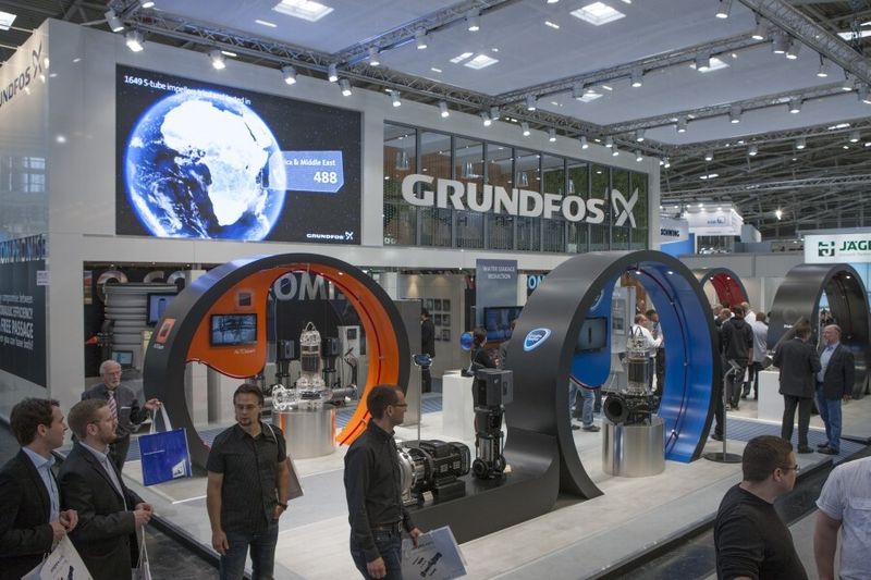 Impressionen von der IFAT 2012. (Bild: Messe München)