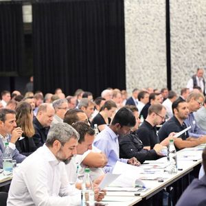 Besucherrekord: Über 300 Teilnehmer nahmen am Ostschweizer Technologiesymposium 2019 teil. Damit gehört das OTS zu den grössten Veranstaltungen des Werkplatzes Schweiz.
