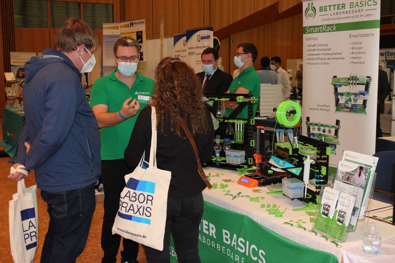 Weitere Impressionen von der LAB-SUPPLY Sindelfingen 2021   Infos zu den kommenden LAB-SUPPLY-Messen finden Sie auf www.lab-supply.info.  (LABORPRAXIS, C. Lüttmann)