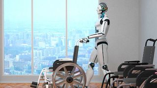 Roboter könnten künftig das Pflegepersonal entlasten. Viele Deutsche wären für diese Lösung offen. (Alexander Limbach - stock.adobe.com)