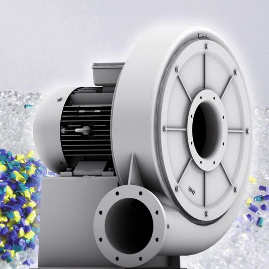 Ventilatoren und Seitenkanalverdichter können die Schüttguttechnik in vielen Prozessen effizienter machen(Bild:  Elektror)