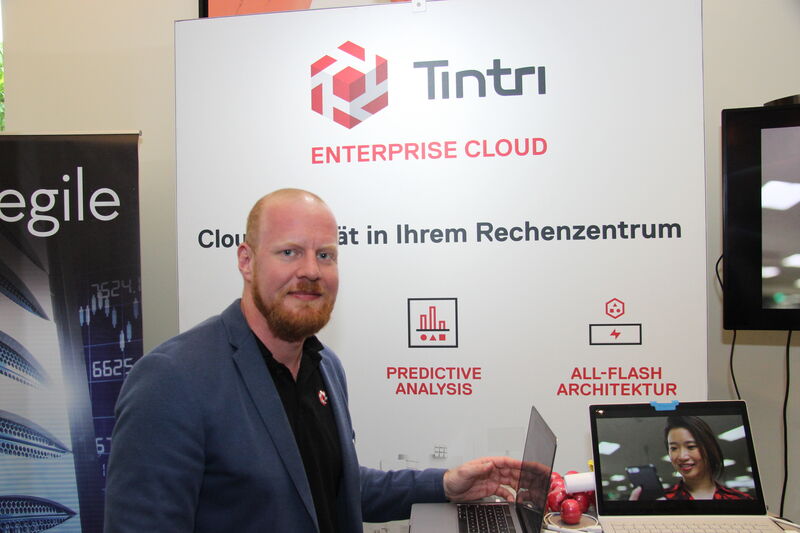 Zum ersten Mal dabei: Tintri und Timo Brüggemann. (Vogel IT-Medien GmbH)