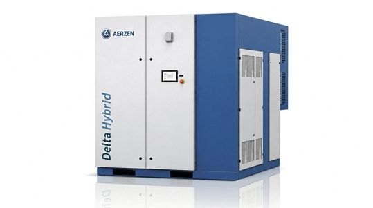 Aerzen ergänzt seine erfolgreiche Baureihe Delta Hybrid mit Direktantrieb um die Baugrößen D100S und D120S. (Bild:  AERZEN)
