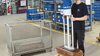 Der Jumbo Low-Stack ergänzt das aktuelle Programm der Vakuum-Schlauchheber von Schmalz. (Schmalz)