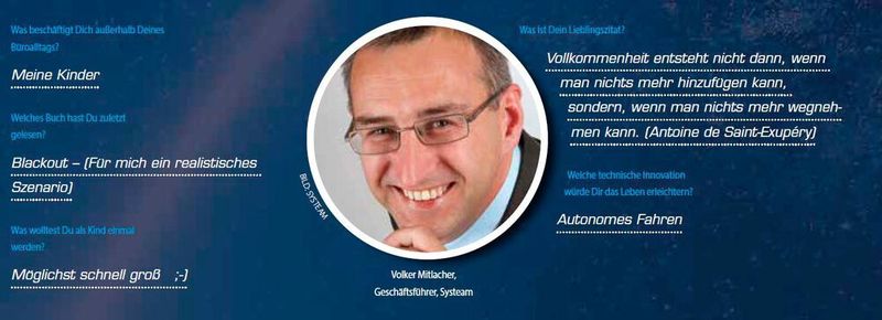 Volker Mitlacher, Geschäftsführer, Systeam (IT-Business)
