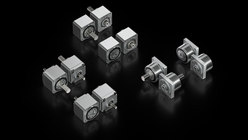Seit Mitte 2026 bietet der Hersteller Harmonic Drive die Getriebe vom Typ CSF Mini nun auch in Baugröße 7 in sechs Varianten für unterschiedliche Einbausituationen an. (Bild:  Harmonic Drive)