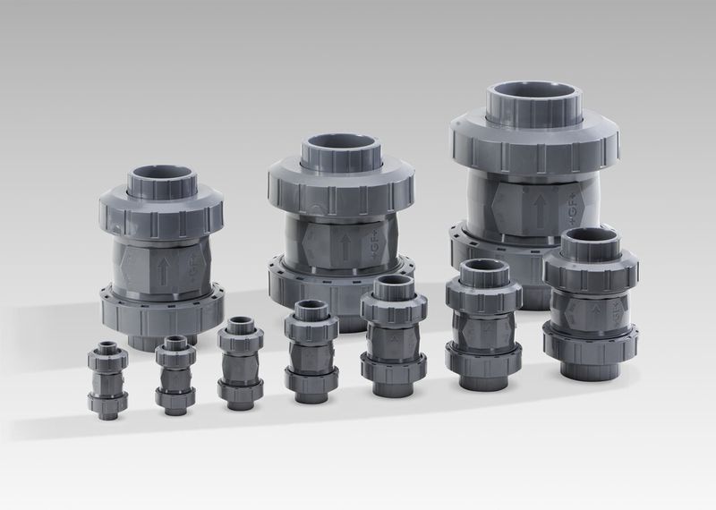 GF Piping Systems Rückschlagventile Typ 661/562 (Bild: GF Piping Systems)