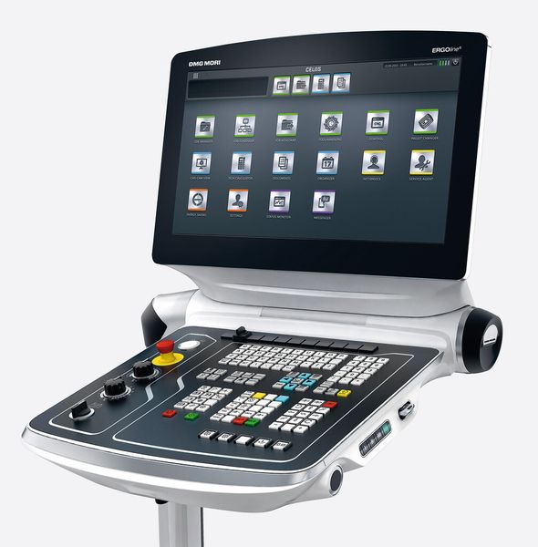 Celos von DMG Mori bietet eine vereinfachte Maschinenbedienbarkeit und eine reibungslose Anbindung an übergeordnete Netzwerkstrukturen. (Bild: DMG Mori)
