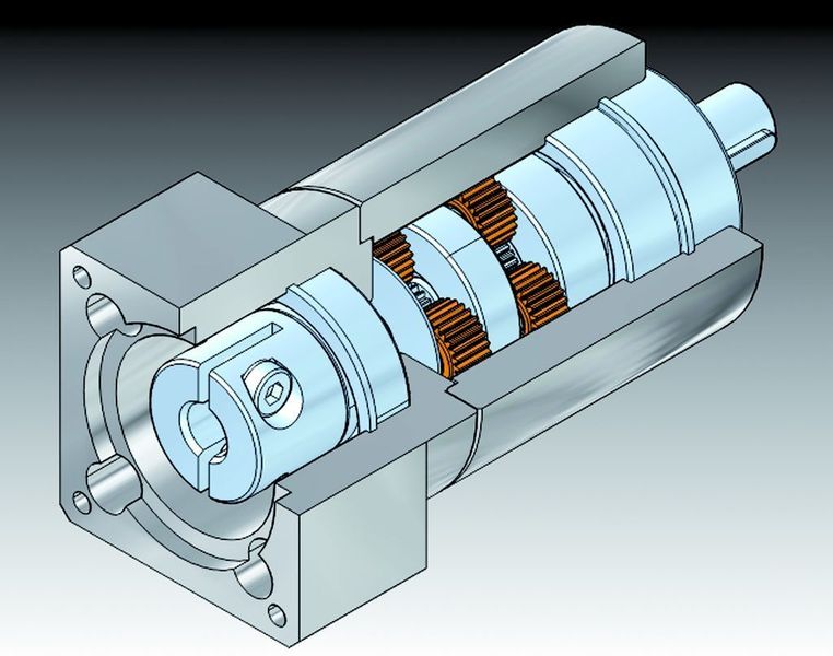 Bild 3: Dieses Planetengetriebe wurde mit dem webbasierten Berechnungswerkzeug ausgelegt. Bilder: 1 bis 3 GWJ Technology, 4 EGB Getriebe (Archiv: Vogel Business Media)